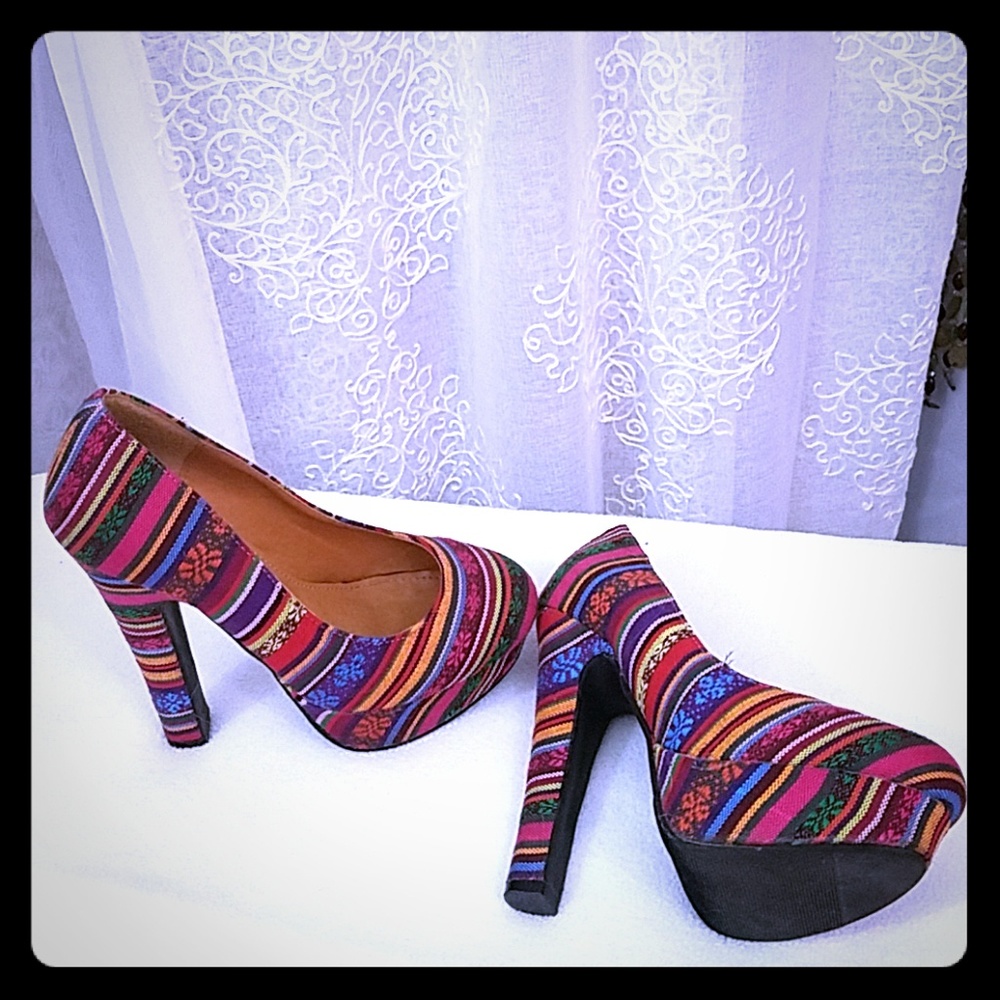 Hippy Heels! Funky fabulous high heels!